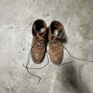 Men's Brown Leather ariat boots